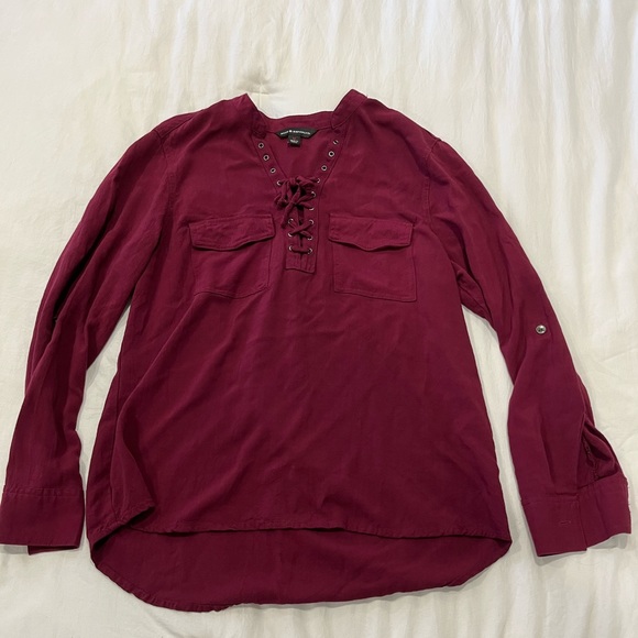 Rock & Republic Maroon Top - Picture 1 of 5